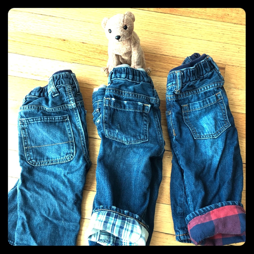 THREE pairs of adorable Baby Gap jeans!